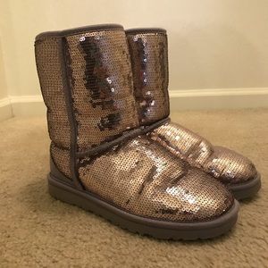 UGG | Lilac Sequin Boots